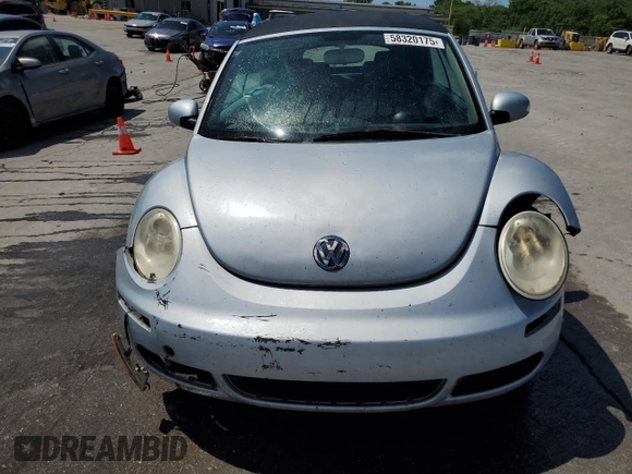 2009 Volkswagen Beetle S z VIN 3VWRF31Y29M404324, wystawiony jako Copart lot #58320175 z przebiegiem 140 323 mil mil oraz Szkoda całkowita • Salvage title. Historia ofert i sprzedaży dostępna na DreamBid. Obrazek 5.