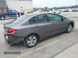 2013 Honda Civic LX with VIN 19XFB2F50DE066189, listed as a IAAI auction lot 41967791 with 75,900 mi miles and . Bid and sale history available at DreamBid. Image 4.