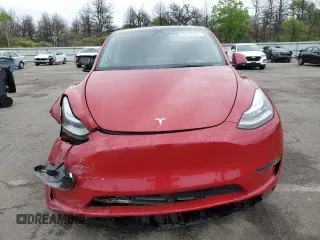 2022 Tesla Model Y Long Range z VIN 7SAYGDEE5NF388428, wystawiony jako Copart lot #56671385 z przebiegiem 17 250 mil mil oraz Szkody całkowita. Historia ofert i sprzedaży dostępna na DreamBid. Obrazek 5.