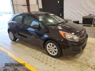 2012 Kia Rio LX with VIN KNADM5A36C6017394, listed as a Copart auction lot 54950815 with 121,300 mi miles and Clean Title. Bid and sale history available at DreamBid. Image 4.