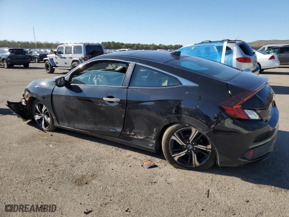 2017 Honda Civic Coupe Touring with VIN 2HGFC3B97HH352161, listed as a Copart auction lot 49716185 with 60,331 mi miles and Clean Title. Bid and sale history available at carsss.com. Image 2.