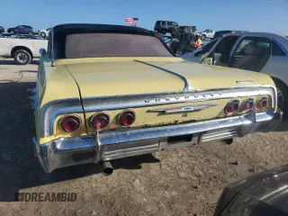 1964 Chevrolet Impala с VIN 41467L179102, выставлен на аукционе Copart как лот 77947844 с пробегом 96 809 миль миль и На запчасти • Non repairable. История ставок и продаж доступна на DreamBid. Изображение 6.
