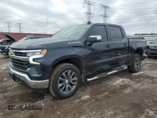 2023 Chevrolet Silverado 1500 LT with VIN 2GCUDDEDXP1153475, listed as a Copart auction lot 85351764 with 15,783 mi miles and Salvage Title. Bid and sale history available at carsss.com. Image 1.