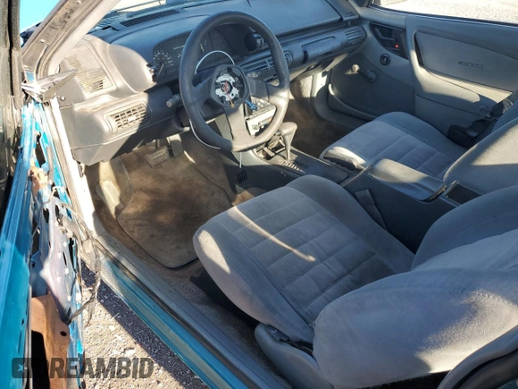 1992 Chevrolet Cavalier with VIN 1G1JC1442N7285709, listed as a Copart auction lot 84073144 with 155,634 mi miles and Salvage Title. Bid and sale history available at DreamBid. Image 8.