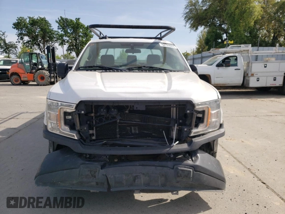 2020 Ford F-150 XL with VIN 1FTMF1CB3LKD51612, listed as a Copart auction lot 52724055 with 147,261 mi miles and Salvage title. Bid and sale history available at DreamBid. Image 5.