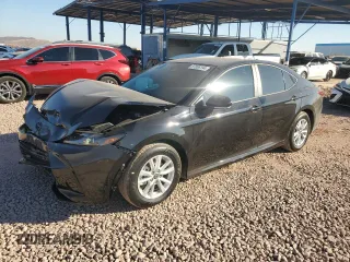 2025 Toyota Camry LE with VIN 4T1DAACK0SU076293, listed as a Copart auction lot 87006194 with 1,607 mi miles and Salvage Title. Bid and sale history available at carsss.com. Image 1.