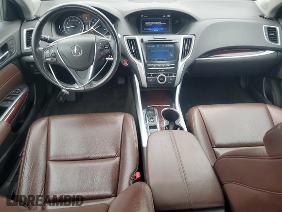 2017 Acura TLX V6 with VIN 19UUB2F31HA002307, listed as a Copart auction lot 51569435 with 89,614 mi miles and Salvage Title. Bid and sale history available at carsss.com. Image 8.