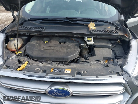 2017 Ford Escape Titanium with VIN 1FMCU9J98HUA49434, listed as a IAAI auction lot 40710866 with 143,850 mi miles. Bid and sale history available at carsss.com. Image 10.