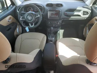 2018 Jeep Renegade Sport with VIN ZACCJBAB8JPJ44121, listed as a Copart auction lot 46393245 with 85,293 mi miles and Salvage title. Bid and sale history available at DreamBid. Image 8.