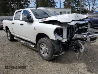 2024 Ram 2500 Tradesman with VIN 3C6UR5CL8RG298811, listed as a Copart auction lot 53577065 with 3,846 mi miles and Salvage title. Bid and sale history available at DreamBid. Image 4.