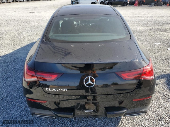 2023 Mercedes-Benz CLA with VIN W1K5J4GB9PN416181, listed as a Copart auction lot 85798734 with 23,200 mi miles and Salvage Title. Bid and sale history available at carsss.com. Image 6.
