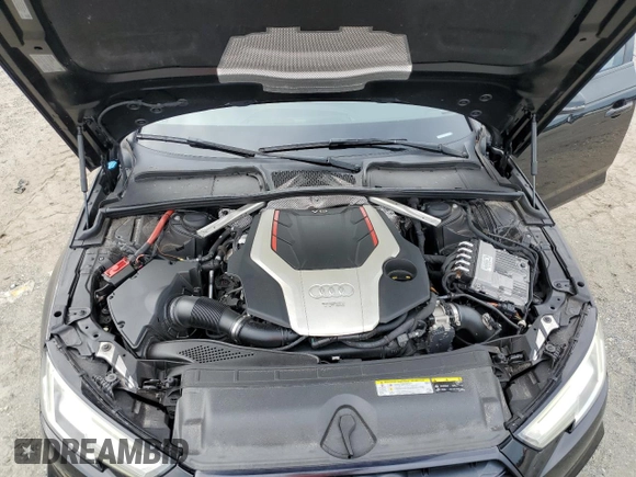 2018 Audi S4 Premium Plus with VIN WAUB4AF46JA143542, listed as a Copart auction lot 74772824 with 57,687 mi miles and Salvage Title. Bid and sale history available at carsss.com. Image 11.