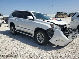 2014 Lexus GX 460 with VIN JTJBM7FX2E5085084, listed as a Copart auction lot 50129055 with 160,294 mi miles and Salvage Title. Bid and sale history available at carsss.com. Image 4.