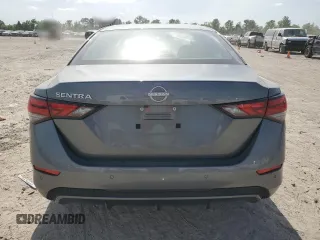 2025 Nissan Sentra S z VIN 3N1AB8BV2SY230267, wystawiony jako Copart lot #53727505 z przebiegiem 19 032 mil mil oraz Szkoda całkowita • Salvage title. Historia ofert i sprzedaży dostępna na DreamBid. Obrazek 6.