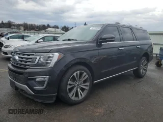 2021 Ford Expedition Max Limited with VIN 1FMJK2AT2MEA52740, listed as a Copart auction lot 47106995 with 38,750 mi miles and Salvage Title. Bid and sale history available at DreamBid. Image 1.