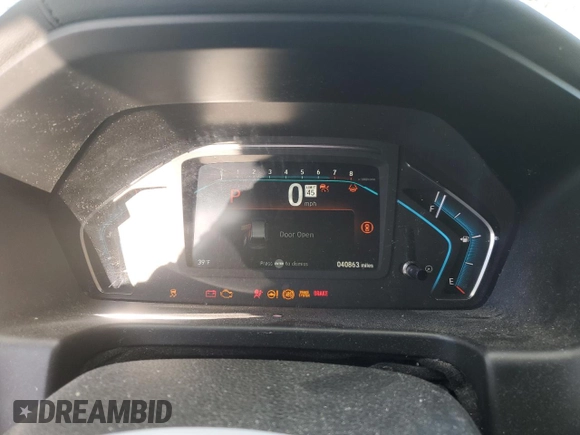 2021 Honda Odyssey EX with VIN 5FNRL6H57MB036907, listed as a Copart auction lot 44449705 with 40,863 mi miles and Salvage Title. Bid and sale history available at DreamBid. Image 9.