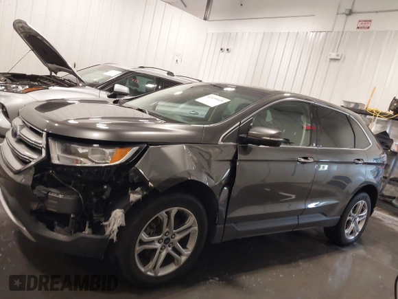 2017 Ford Edge Titanium z VIN 2FMPK4K95HBB57606, wystawiony jako IAAI lot #42139449 z przebiegiem 117 228 mil mil oraz . Historia ofert i sprzedaży dostępna na DreamBid. Obrazek 14.