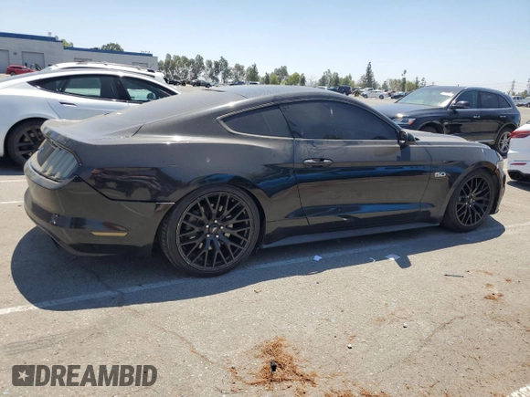 2016 Ford Mustang GT with VIN 1FA6P8CF7G5268244, listed as a Copart auction lot 63644305 with 81,707 mi miles and Salvage title. Bid and sale history available at DreamBid. Image 3.