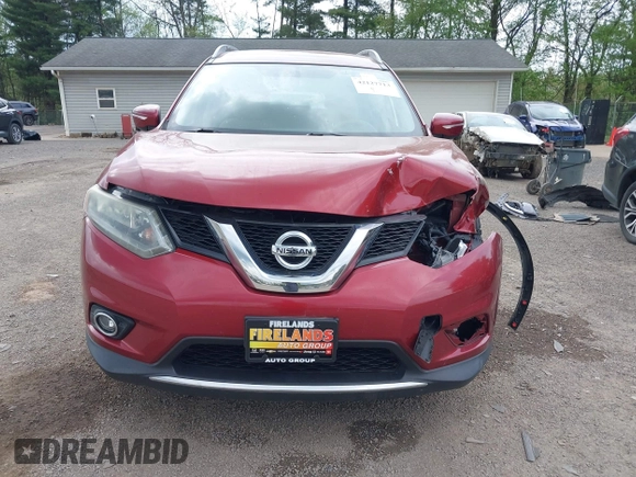 2015 Nissan Rogue SL with VIN 5N1AT2MV0FC822619, listed as a IAAI auction lot 42127713 with 138,825 mi miles and . Bid and sale history available at carsss.com. Image 12.