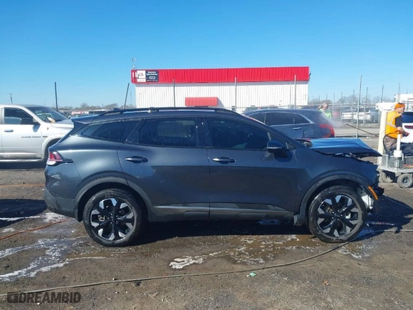 2023 Kia Sportage X-Line with VIN 5XYK6CAF6PG071171, listed as a IAAI auction lot 41664639 with 34,986 mi miles. Bid and sale history available at carsss.com. Image 13.