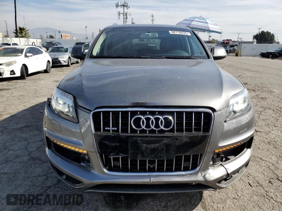 2015 Audi Q7 3.0T S line Prestige with VIN WA1DGAFEXFD026445, listed as a Copart auction lot 88716035 with 40,492 mi miles and Salvage Title. Bid and sale history available at carsss.com. Image 5.