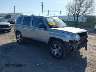 2016 Jeep Patriot High Altitude Edition with VIN 1C4NJRFB5GD628056, listed as a IAAI auction lot 42049890 with 107,484 mi miles. Bid and sale history available at carsss.com. Image 1.