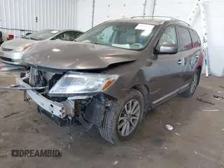 2014 Nissan Pathfinder SV with VIN 5N1AR2MM8EC677978, listed as a IAAI auction lot 42226299 with 159,939 mi miles and . Bid and sale history available at DreamBid. Image 17.