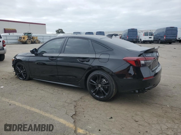 2025 Honda Civic Si with VIN 2HGFE1E50SH473225, listed as a Copart auction lot 43275915 with 4,756 mi miles and Salvage Title. Bid and sale history available at DreamBid. Image 2.