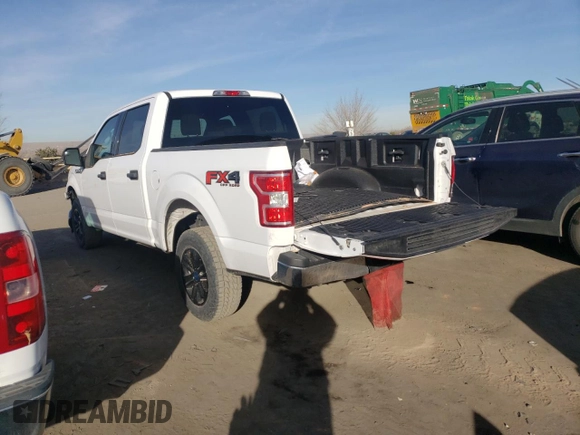 2019 Ford F-150 XL with VIN 1FTEW1E51KKE18332, listed as a Copart auction lot 86268344 with 141,566 mi miles and Salvage Title. Bid and sale history available at carsss.com. Image 2.