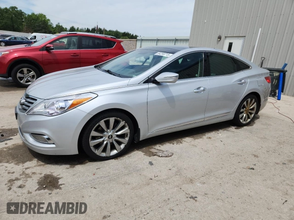 2014 Hyundai Azera Limited with VIN KMHFH4JG1EA423897, listed as a Copart auction lot 64299715 with 129,381 mi miles and Non repairable. Bid and sale history available at DreamBid. Image 1.