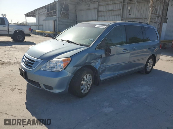 2008 Honda Odyssey EX-L with VIN 5FNRL38738B053838, listed as a Copart auction lot 47060665 with 142,145 mi miles and Salvage Title. Bid and sale history available at carsss.com. Image 1.