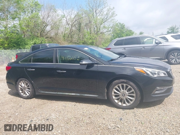 2015 Hyundai Sonata Limited with VIN 5NPE34AF4FH092443, listed as a IAAI auction lot 42166053 with 139,963 mi miles and . Bid and sale history available at carsss.com. Image 13.