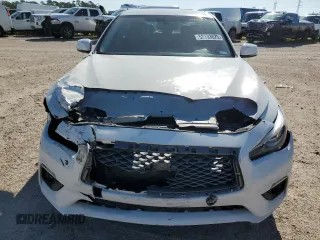 2021 Infiniti Q50 Pure with VIN JN1EV7AP6MM701378, listed as a Copart auction lot 52133875 with 87,293 mi miles and Salvage Title. Bid and sale history available at DreamBid. Image 5.