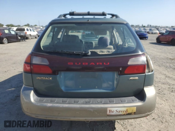 2001 Subaru Legacy Outback z VIN 4S3BH665317608689, wystawiony jako Copart lot #60046205 z przebiegiem 200 303 mil mil oraz Szkoda całkowita • Salvage title. Historia ofert i sprzedaży dostępna na DreamBid. Obrazek 6.
