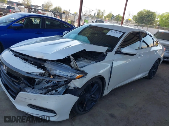 2018 Honda Accord Sedan Sport 1.5T with VIN 1HGCV1F32JA119560, listed as a IAAI auction lot 41885108 with 93,105 mi miles. Bid and sale history available at carsss.com. Image 17.