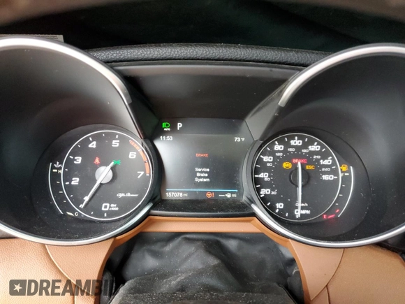 2018 Alfa Romeo Giulia Ti Sport with VIN ZARFAECN2J7577431, listed as a Copart auction lot 72540954 with 157,078 mi miles and Salvage Title. Bid and sale history available at carsss.com. Image 9.