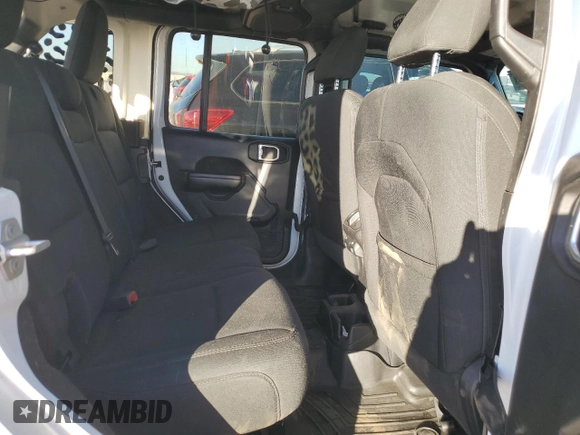 2021 Jeep Wrangler Unlimited Sport Altitude with VIN 1C4HJXDN1MW597113, listed as a Copart auction lot 80121424 with 50,409 mi miles and Salvage title. Bid and sale history available at DreamBid. Image 10.