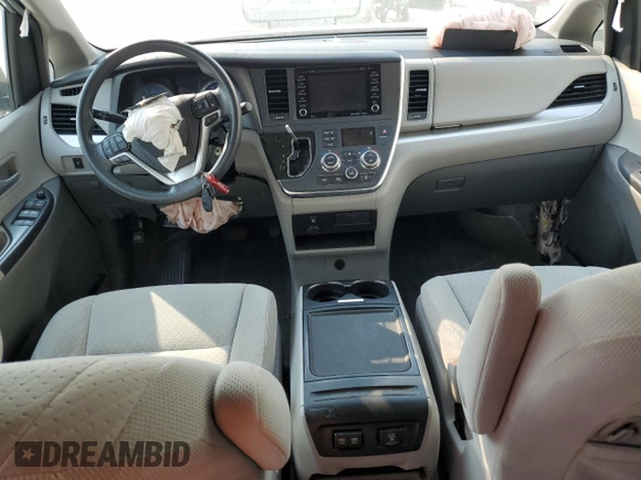 2019 Toyota Sienna LE with VIN 5TDJZ3DC4KS216224, listed as a Copart auction lot 66791514 with 90,306 mi miles and Salvage Title. Bid and sale history available at carsss.com. Image 8.