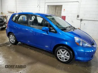 2007 Honda Fit with VIN JHMGD37447S041337, listed as a Copart auction lot 60352955 with 222,726 mi miles and Clean title. Bid and sale history available at DreamBid. Image 4.