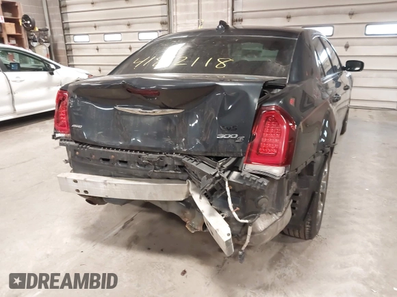 2015 Chrysler 300 with VIN 2C3CCAGG9FH864678, listed as a IAAI auction lot 41812118 with 107,873 mi miles. Bid and sale history available at carsss.com. Image 6.