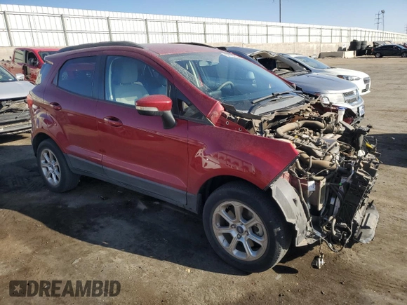 2019 Ford EcoSport SE with VIN MAJ3S2GE9KC261591, listed as a Copart auction lot 52776235 with 30,651 mi miles and Salvage title. Bid and sale history available at DreamBid. Image 4.