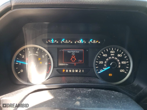 2016 Ford F-150 XLT with VIN 1FTEW1EP9GKF21779, listed as a Copart auction lot 48160375 with 90,643 mi miles and Salvage Title. Bid and sale history available at carsss.com. Image 9.