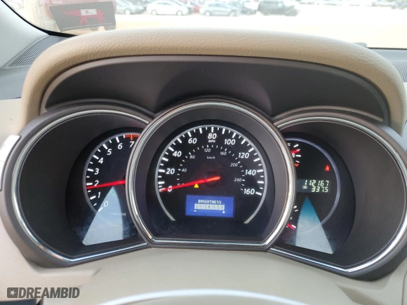 2014 Nissan Murano LE with VIN JN8AZ1MU6EW404314, listed as a Copart auction lot 76243494 with 112,167 mi miles and Salvage Title. Bid and sale history available at carsss.com. Image 9.