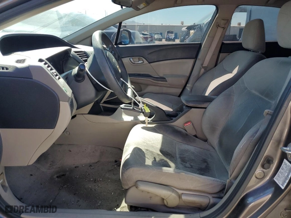 2012 Honda Civic Sdn LX with VIN 19XFB2F50CE304007, listed as a Copart auction lot 49534745 with 329,732 mi miles and Clean Title. Bid and sale history available at carsss.com. Image 7.
