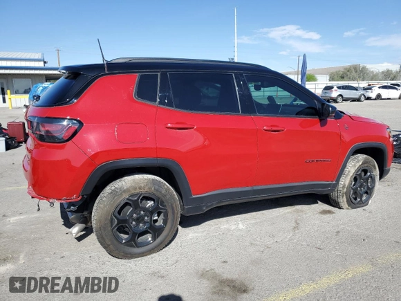 2024 Jeep Compass Trailhawk with VIN 3C4NJDDN3RT585348, listed as a Copart auction lot 53339075 with 1,355 mi miles and Salvage title. Bid and sale history available at DreamBid. Image 3.