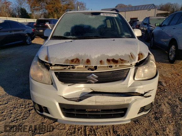 2008 Suzuki SX4 with VIN JS2YB413985104472, listed as a Copart auction lot 82954854 with 167,430 mi miles and Salvage Title. Bid and sale history available at carsss.com. Image 5.
