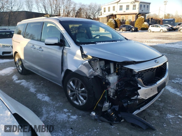 2016 Kia Sedona SX-L with VIN KNDME5C13G6155704, listed as a Copart auction lot 42119465 with 98,597 mi miles and Salvage Title. Bid and sale history available at carsss.com. Image 4.