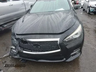 2015 Infiniti Q50 Premium with VIN JN1BV7AP9FM349709, listed as a IAAI auction lot 41976089 with 62,094 mi miles and . Bid and sale history available at DreamBid. Image 12.