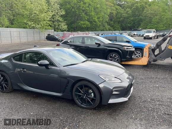 2023 Toyota 86 Premium with VIN JF1ZNBF16P8765655, listed as a Copart auction lot 56184125 with 4,615 mi miles and Salvage Title. Bid and sale history available at DreamBid. Image 1.