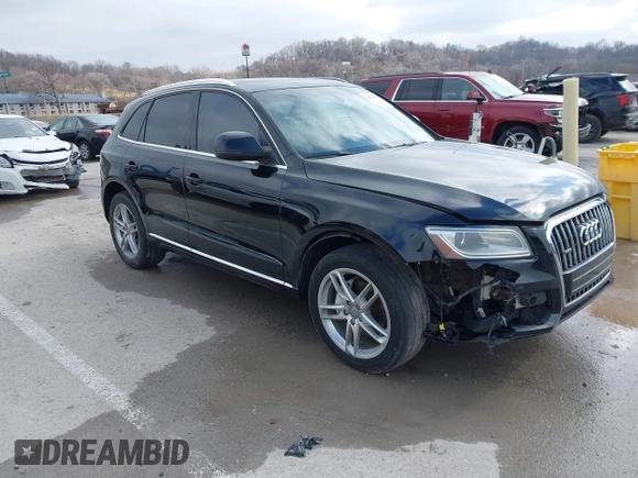 2014 Audi Q5 Premium Plus with VIN WA1LFAFP0EA039656, listed as a IAAI auction lot 41515060 with 135,241 mi miles and . Bid and sale history available at DreamBid. Image 1.